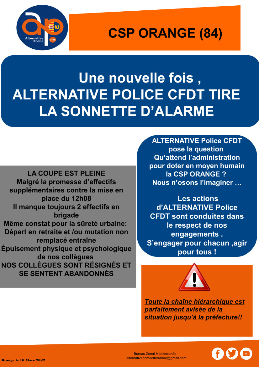 Malaise au sein de la CSP d'ORANGE 