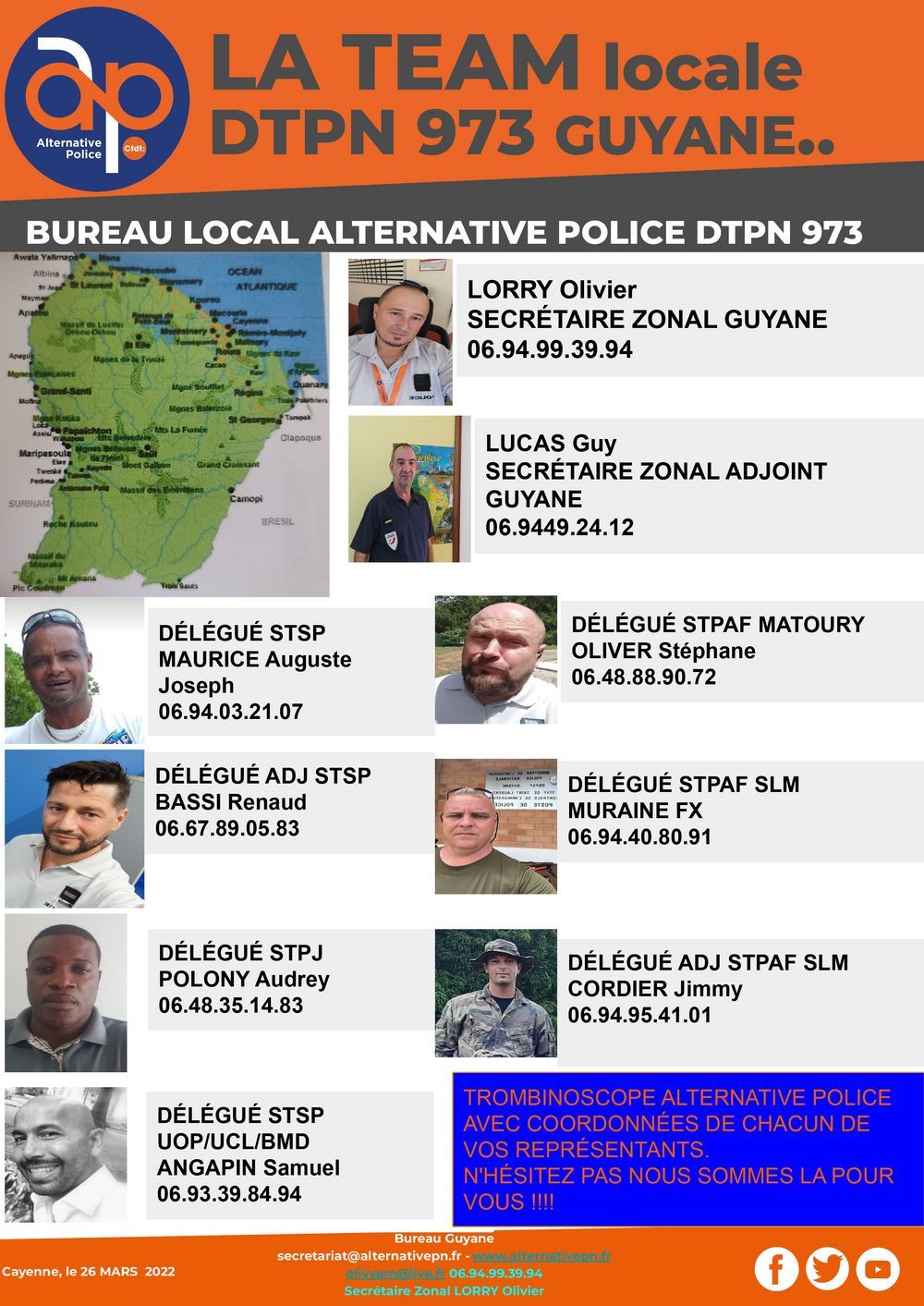 DTPN 973 - Guyane : bureau local