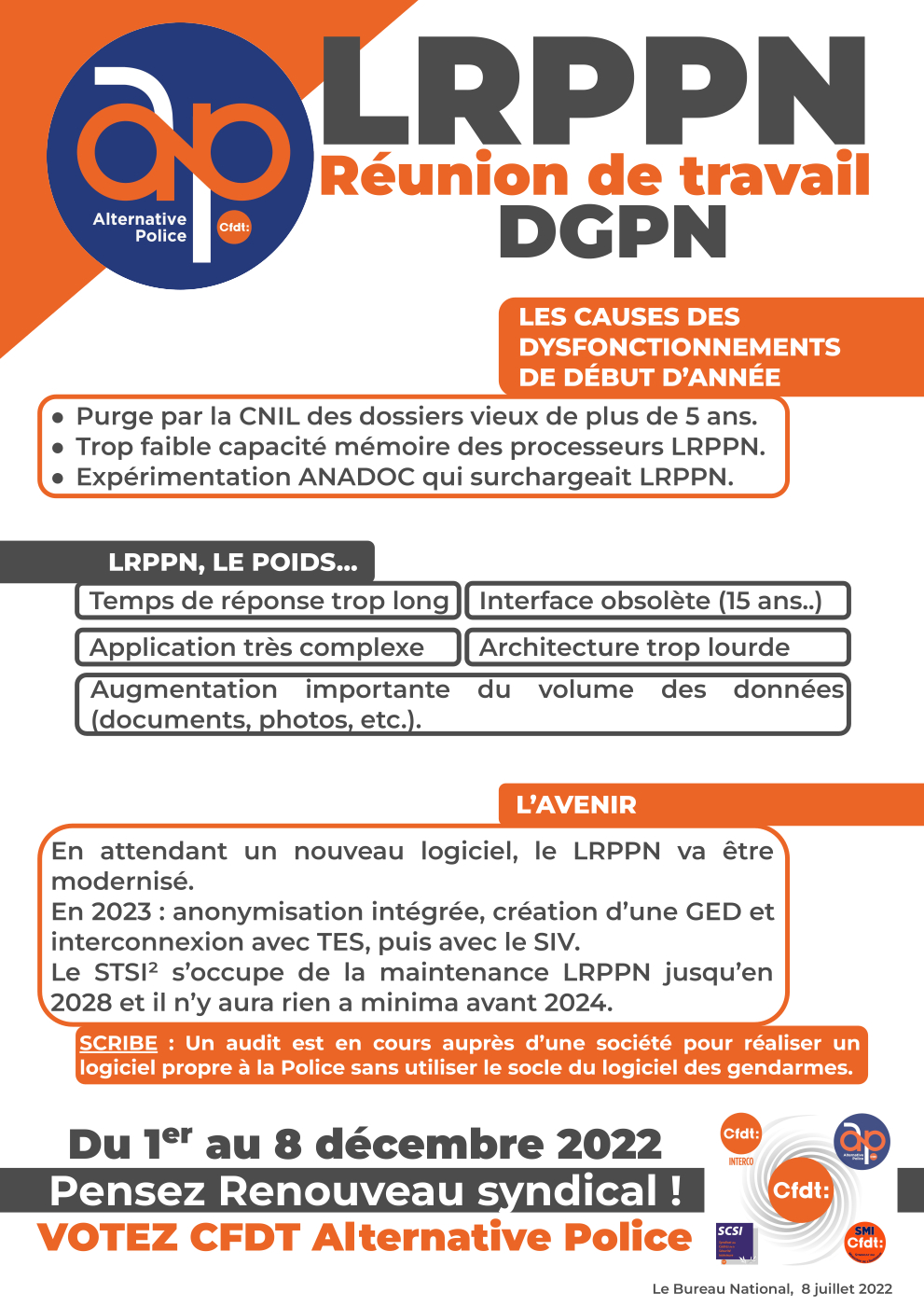 LRPPN : réunion de travail DGPN