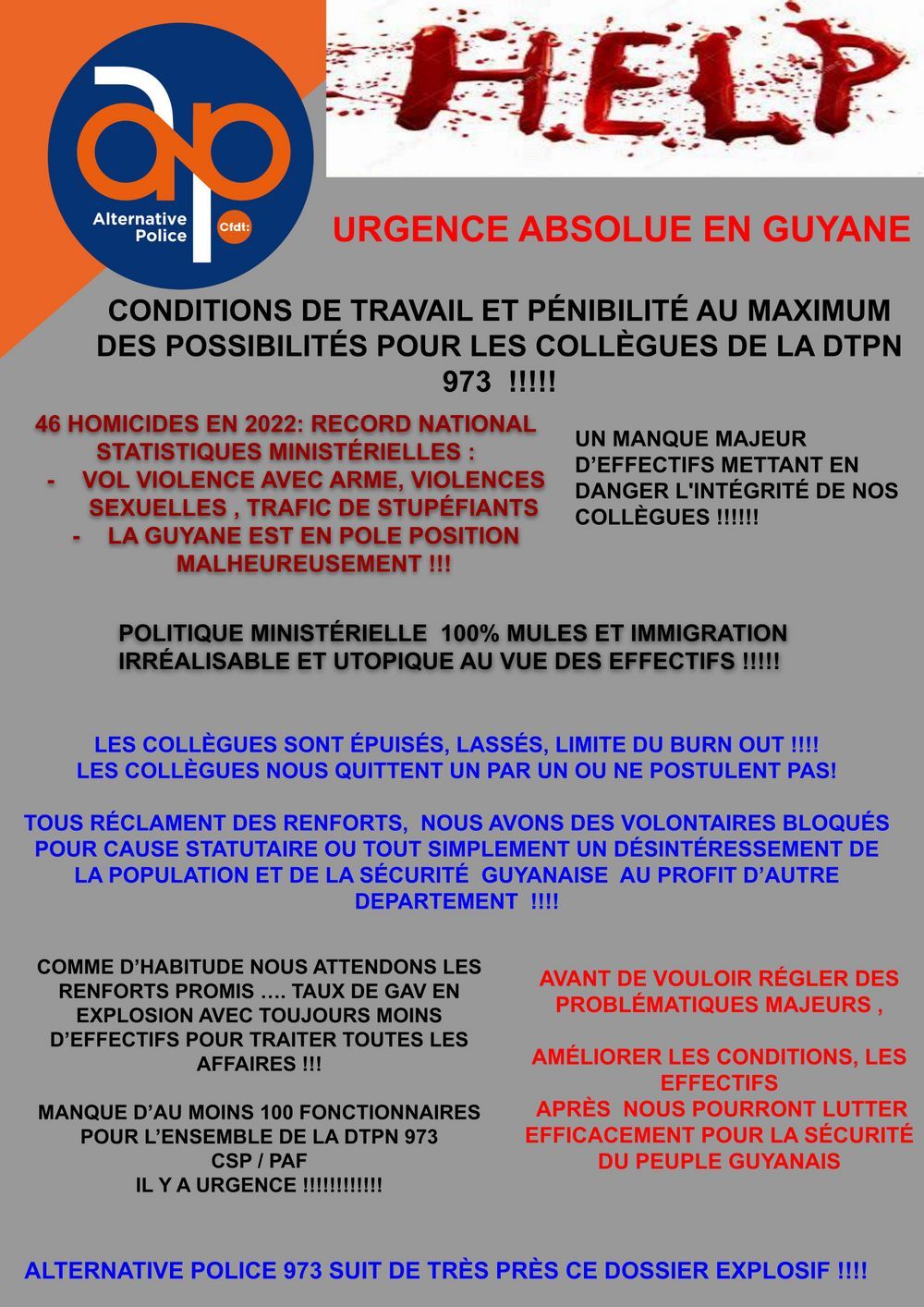 Urgence absolue en Guyane