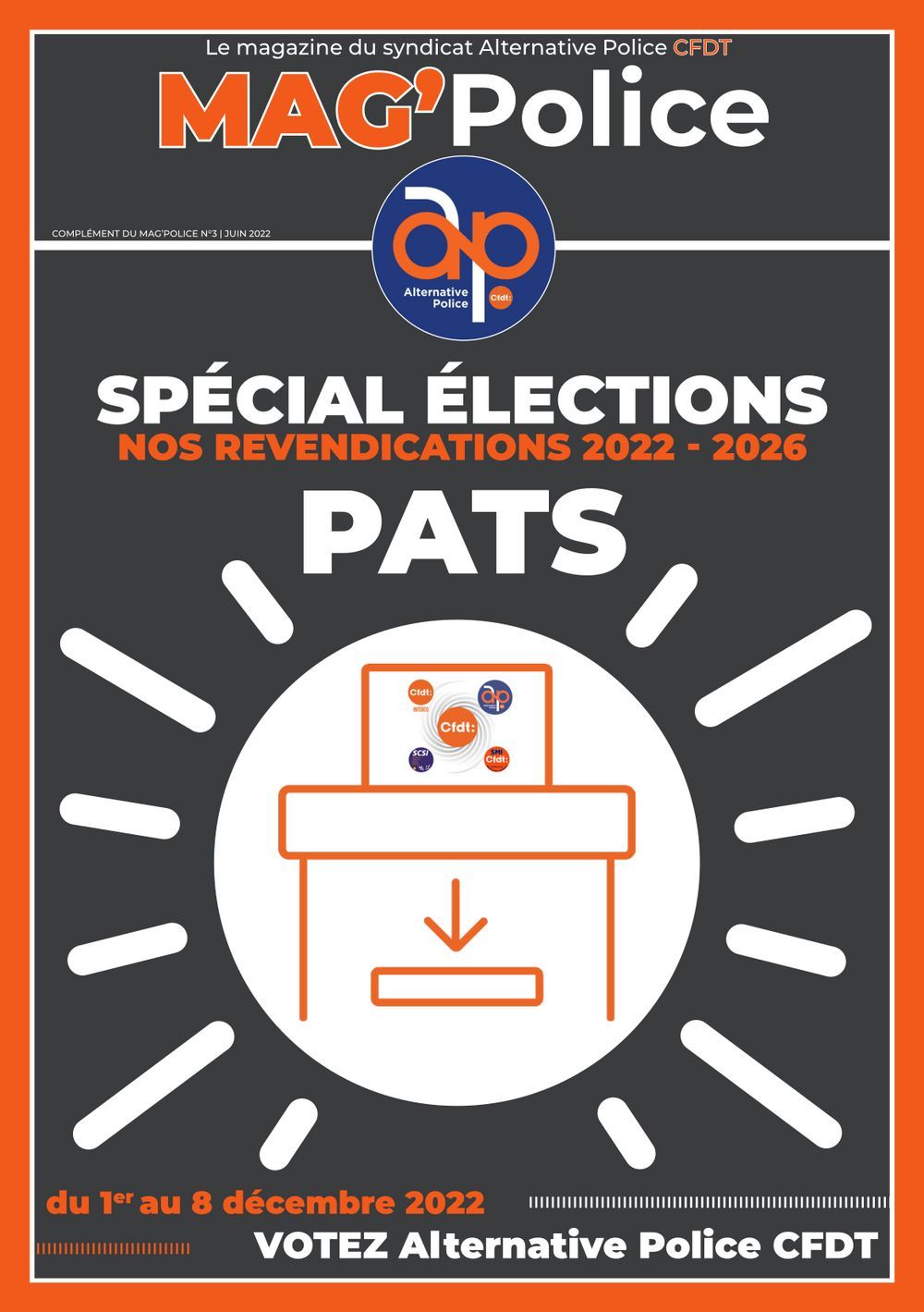 Cahier revendicatif PATS : spécial élections professionnelles 2022