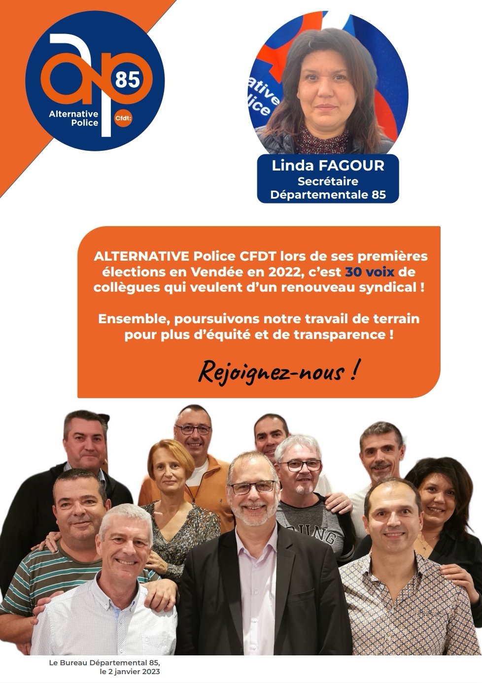 Vendée : 30 voix de collègues qui veulent d’un renouveau syndical !