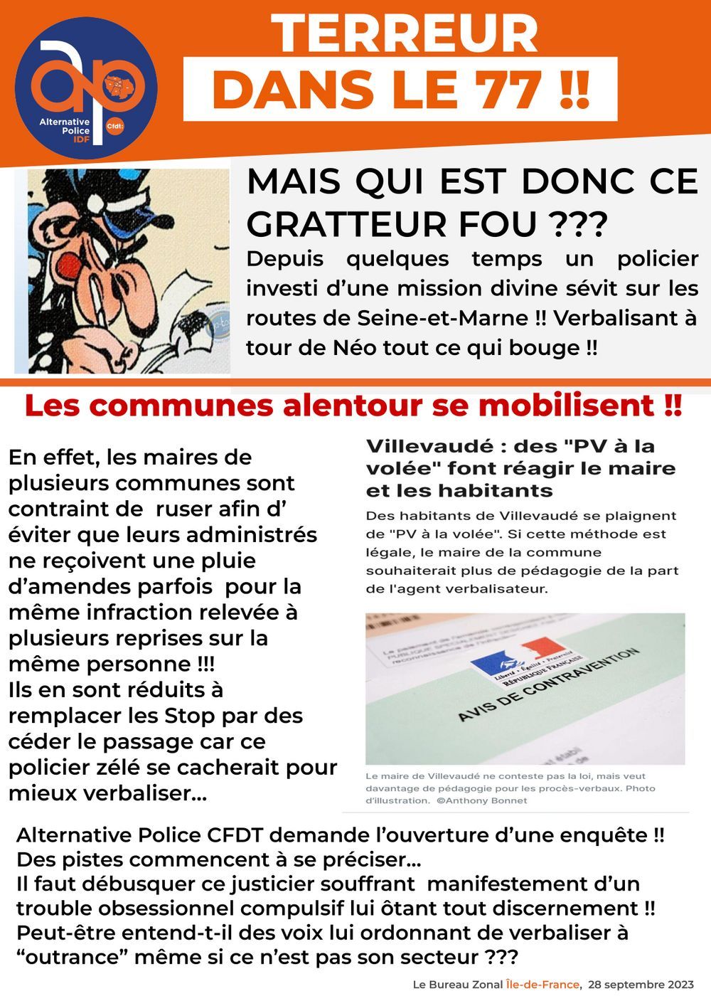 Terreur dans le 77 : qui est le gratteur fou ?