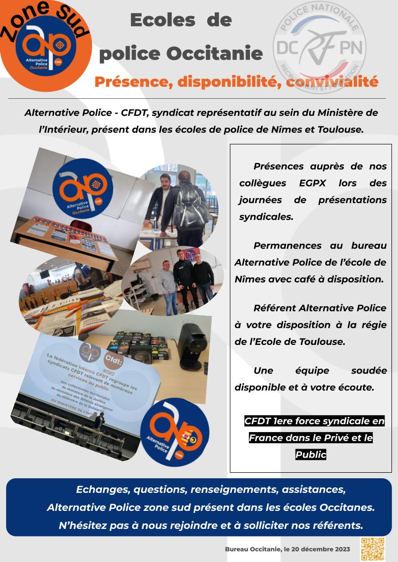 Ecoles de police Occitanie