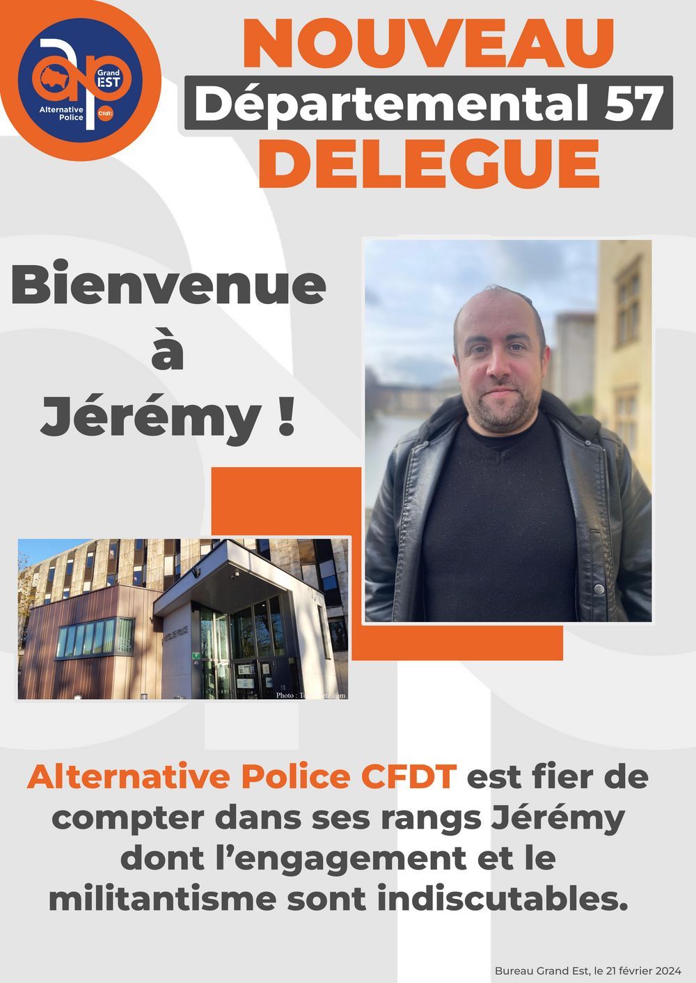 Nouveau délégué départemental 57