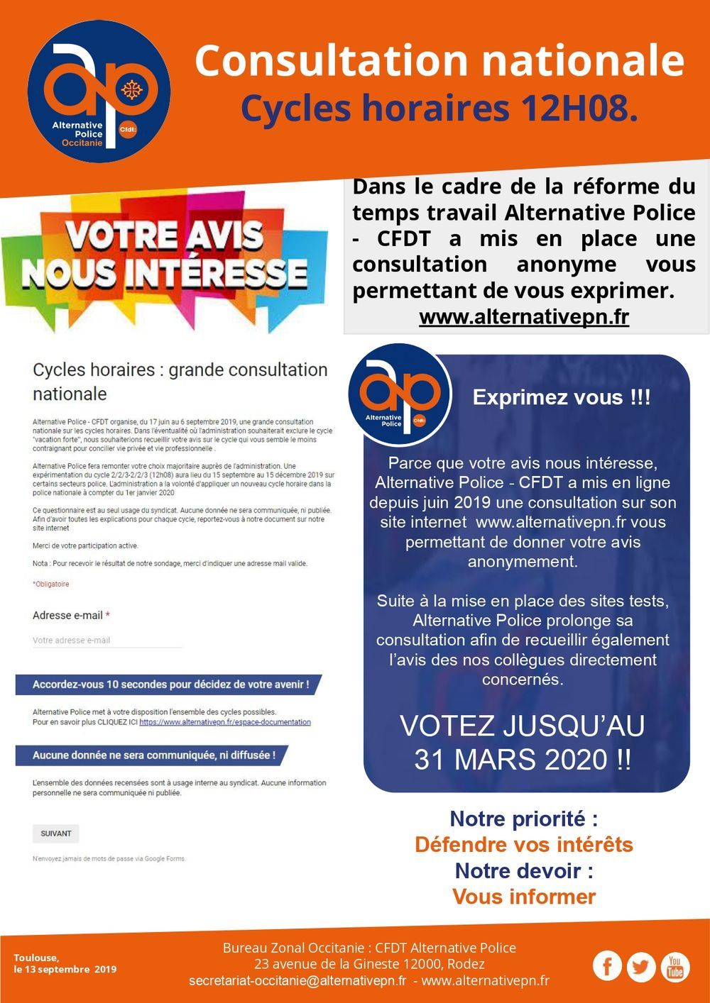 Consultation nationale : Cycles horaires 12H08