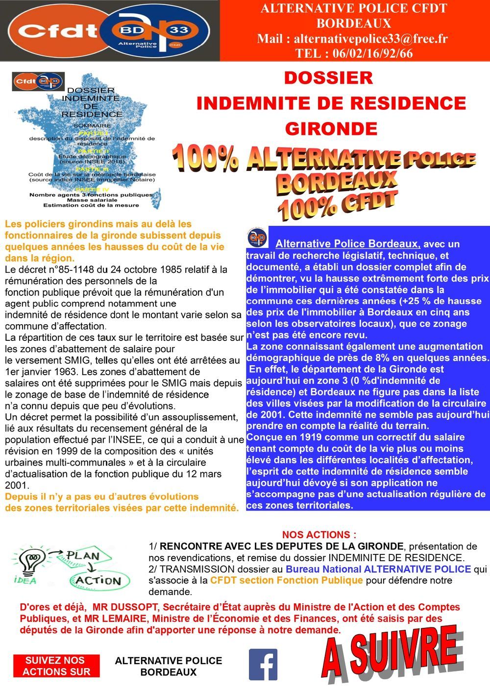 Indemnité de résidence Gironde