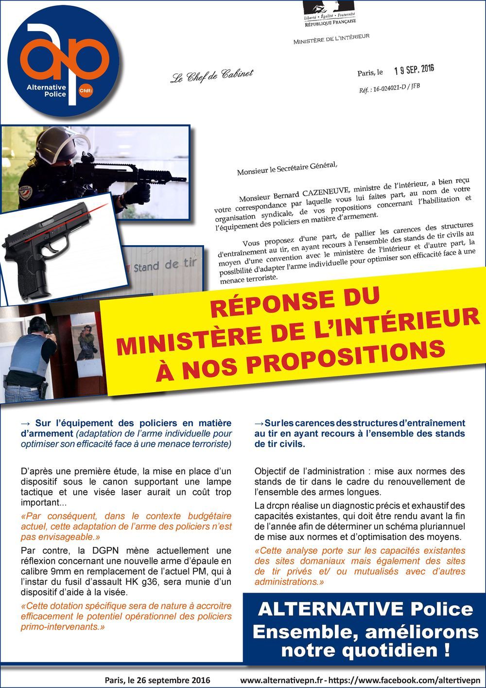 Armement - Tir