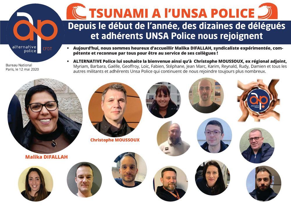 Tsunami à l'UNSA Police (suite)