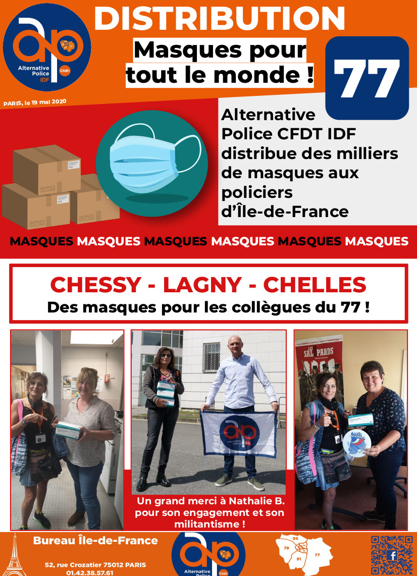 Seine-et-Marne : des masques et des visières pour tout le monde !
