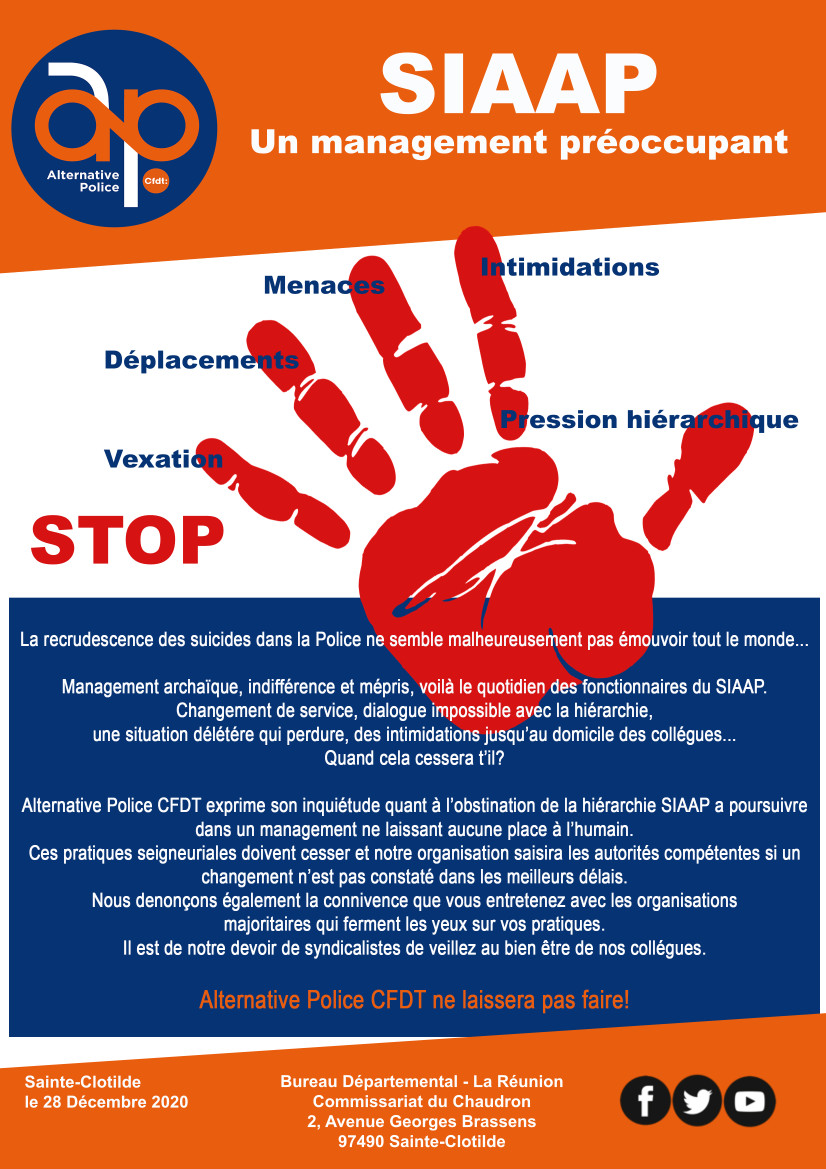 SIAAP : un management préoccupant ! 