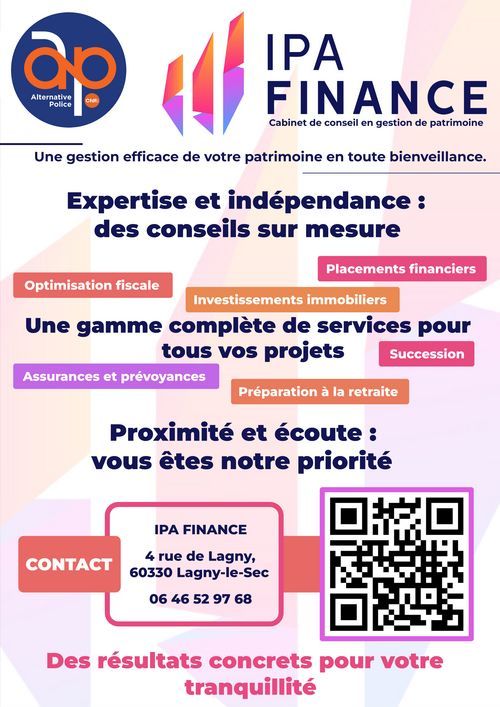 IPA FINANCE : nouveau partenaire Alternative Police CFDT